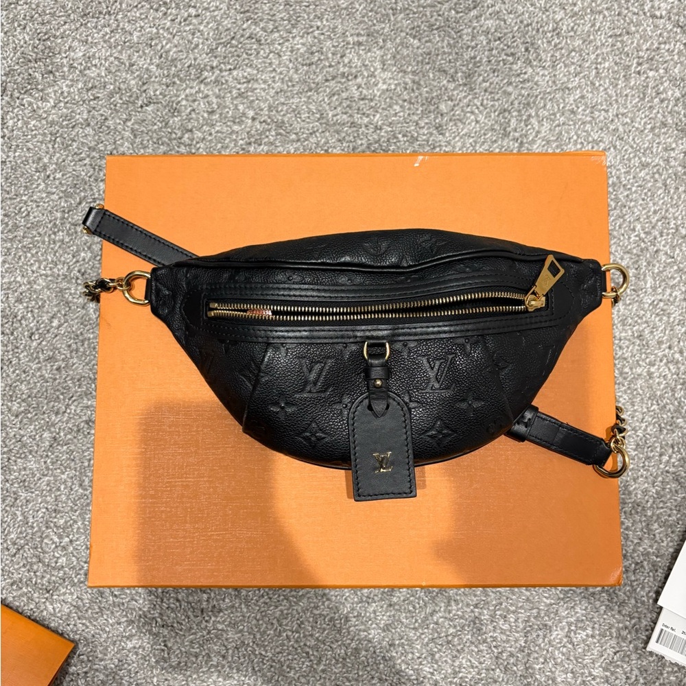 Louis Vuitton High Rise PM Black Monogram Empreinte Crossbody Bag